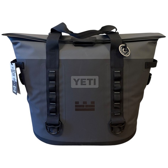 YETI Hopper M30 Soft Cooler V2 Gray Magnet Closure Insulated Tote Bag - Picture 1 of 10